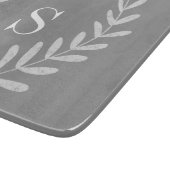 Planche à découper de coutume de guirlande de gris (Coin)