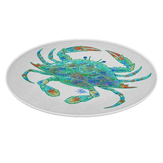 Planche à découper de crabe bleu (Coin)