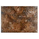 Planche à découper "de cuivre" fondue (Devant)