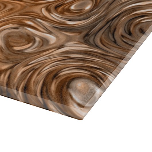 Planche à découper "de cuivre" fondue (Coin)