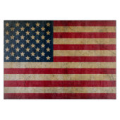Planche à découper de drapeau américain (Devant)