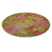 Planche à découper de fleurs de couleur automne (Coin)