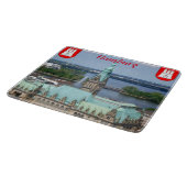 Planche à découper de Hambourg Townhall Glas (Coin)
