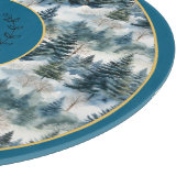 Planche à découper de la forêt mystique à feuilles (Coin)