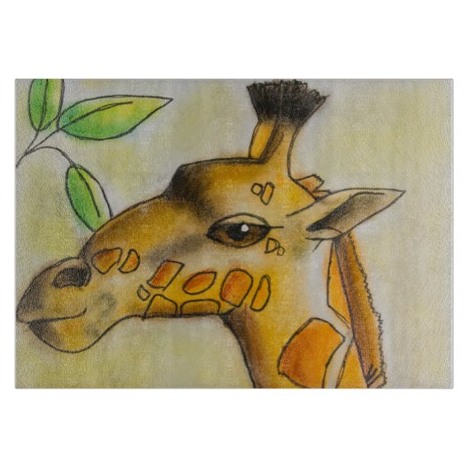 Planche à découper de la girafe de Dina (Devant)