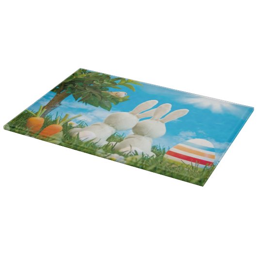 Planche à découper de lapins de Pâques (Coin)