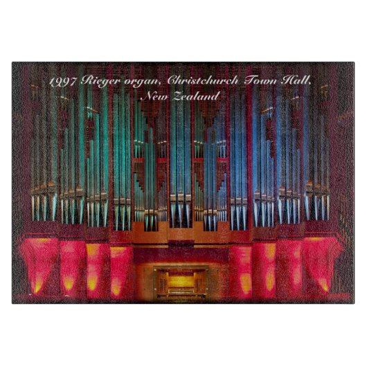 planche à découper de l'orgue à tuyaux de l'hôtel (Devant)