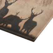 Planche à découper de mâles de cerfs communs (Coin)