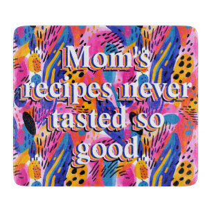 Planche à découper de maman Cuisine abstraite