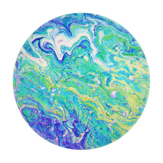 Planche À Découper De mignons Vagues Motifs. Commandez dès maintenant (Devant)