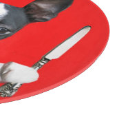 Planche à découper de mirabelle de Boston Terrier (Coin)