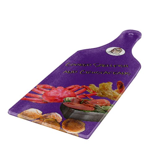 Planche à découper de mollusques cuits (Coin)