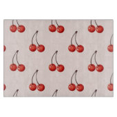 Planche à découper de motif de cerise (Devant)