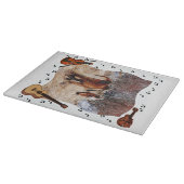 Planche à découper de musique de poney (Coin)