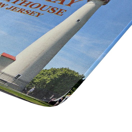 Planche à découper de New Jersey de phare de Cape (Coin)