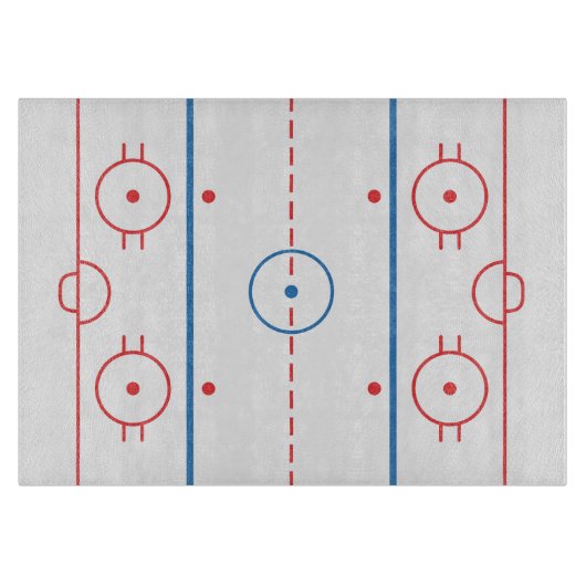 Planche à découper de piste d'hockey (de glace) (Devant)