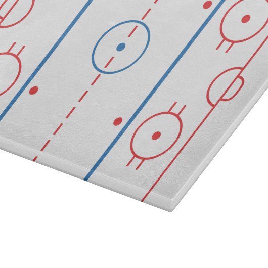 Planche à découper de piste d'hockey (de glace) (Coin)