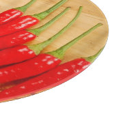 Planche à découper de poivrons de piment rouge (Coin)