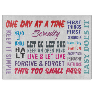 planche à découper de slogans