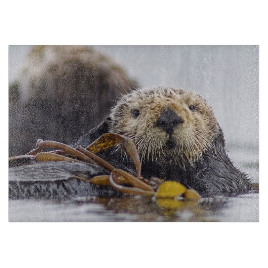 Planche à découper de surprise de loutre (Devant)