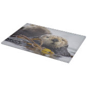 Planche à découper de surprise de loutre (Coin)