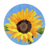 Planche à découper de tournesol jaune (Devant)