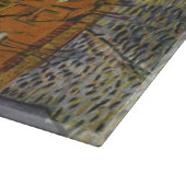 Planche à découper de Van Gogh de terrasse de café (Coin)