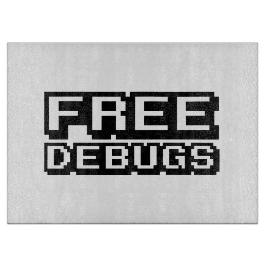 PLANCHE À DÉCOUPER DEBUGS GRATUITS (Devant)