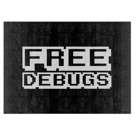 PLANCHE À DÉCOUPER DEBUGS GRATUITS (Devant)