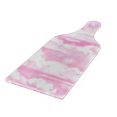 Planche À Découper Décor Clair Rose Élégant Nuages (Coin)