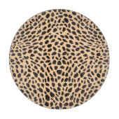 Planche À Découper Décor de guépard de peau (Devant)