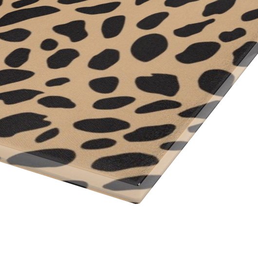 Planche À Découper Décor de guépard de peau (Coin)