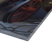 Planche À Découper Décor de Noël afghan Hound Snowy (Coin)