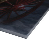 Planche À Découper Décor de Noël Bichon Frise Snowy Sleigh (Coin)