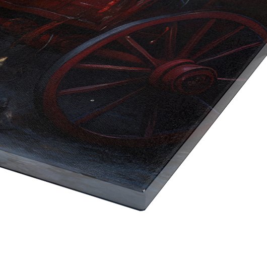 Planche À Découper Décor de Noël Dalmatien Snowy (Coin)