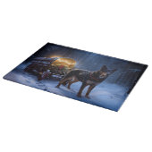 Planche À Découper Décor de Noël Kelpie Snowy Sleigh (Coin)