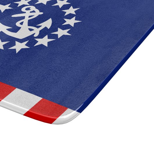 Planche À Découper Décor Nautical American Yacht (Coin)