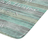 Planche À Découper Décoration Côtière Personnalisée Et Longitude (Coin)