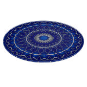 Planche à découper décorative bleue (Coin)