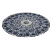 Planche à découper décorative bleue (Coin)