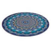 Planche à découper décorative bleue (Coin)