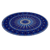 Planche à découper décorative bleue (Coin)