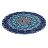 Planche à découper décorative bleue (Coin)