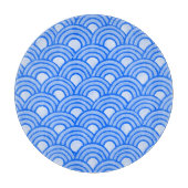 Planche à découper décorative en verre Cerulean Sc (Devant)