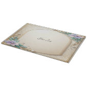 Planche À Découper Decorative Floral Frame with Pearls Cutting Board (Coin)
