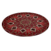 Planche à découper décorative rouge (Coin)