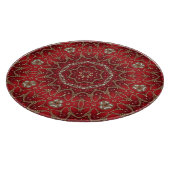 Planche à découper décorative rouge (Coin)