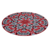 Planche à découper décorative rouge (Coin)