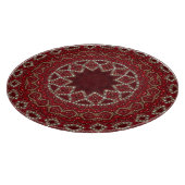 Planche à découper décorative rouge (Coin)