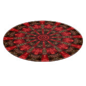 Planche à découper décorative rouge (Coin)